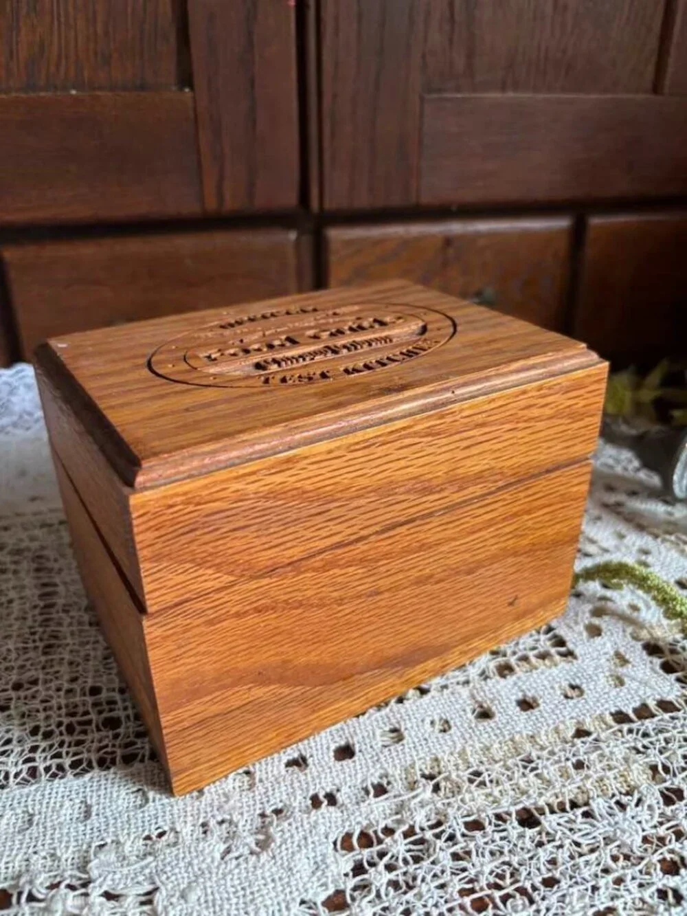 Chicago Tribune Test Kitchen Recipe Box – Vintage 1960s Kitchen History Piece, F - Picture 5 of 7